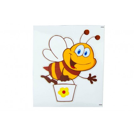 Samolepka včelka s kyblíčkem