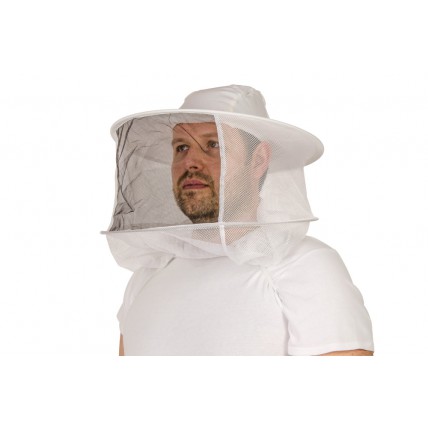 Včelařský klobouk Speciál, bílá a černá síťka