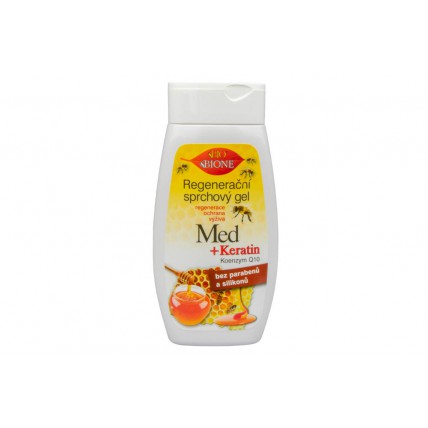 Regenerační sprchový gel Med + Q10 Bione cosmetics 260 ml
