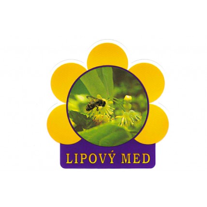 Samolepicí etiketa Lipový med