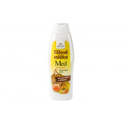Tělové mléko Med + Q10 Bione cosmetics 500 ml