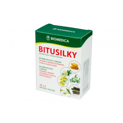 Bitusilky - bylinné pastilky s medem