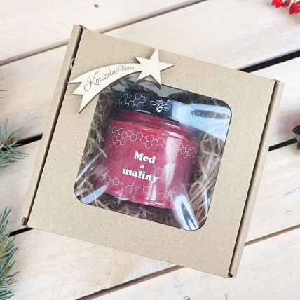 Dárkový balíček Med a ovoce - Maliny