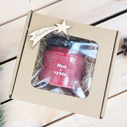 Dárkový balíček Med a ovoce - Rybíz
