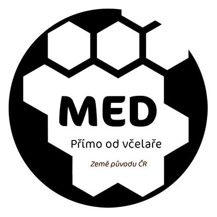 Etiketa na víčko - 5 transparentní - Med