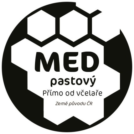 Etiketa na víčko - 5 transparentní - Med pastový