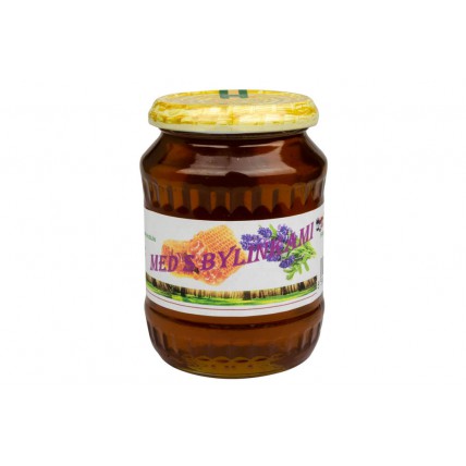 Med s bylinkami - lesní s květem levandule 500 g