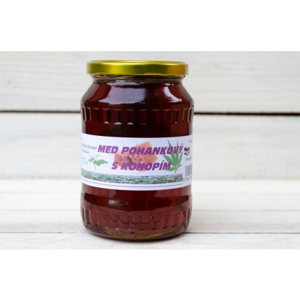 Med pohankový s konopím 950 g