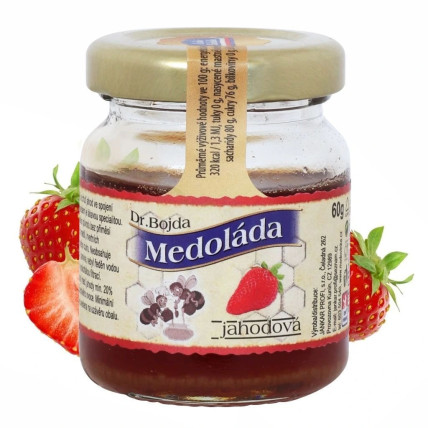 Medík mini s ovocem Jahoda 60 g
