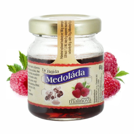 Medík mini s ovocem Malina 60 g