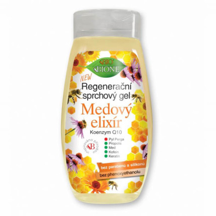 Regenerační sprchový gel Medový elixír Bione Cosmetics 260 ml