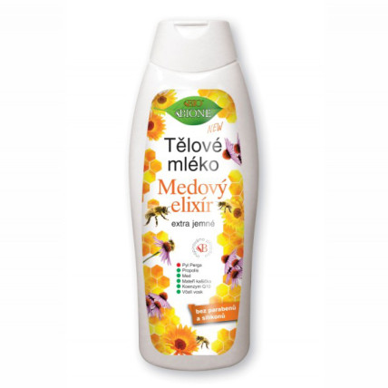 Tělové mléko Medový elixír Bione Cosmetics 500 ml