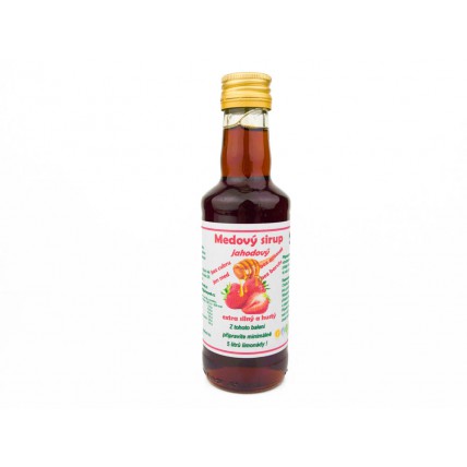 Medový sirup jahodový 280 g
