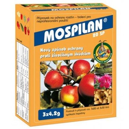 Širokospektrální insekticid Mospilan 20 SP  3 x 4,2 g