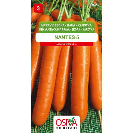 Mrkev raná karotka Nantes 5 - semena 3 g