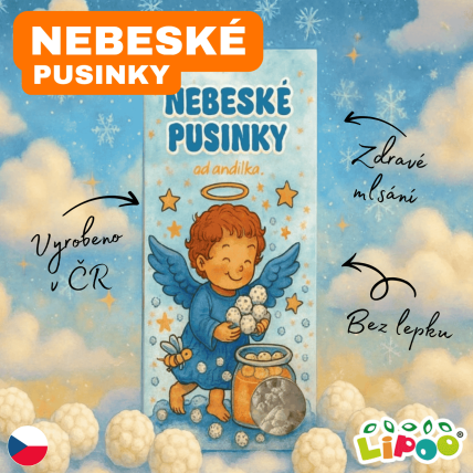 Nebeské pusinky - křupavá rýže s kapkou medu 40 g