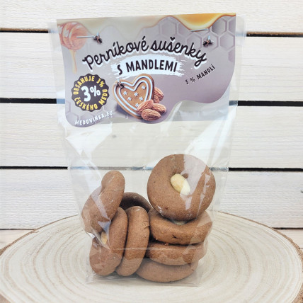 Perníkové sušenky s medem a mandlemi 140 g
