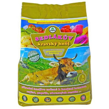 Sedlákův kravský hnůj 3 kg