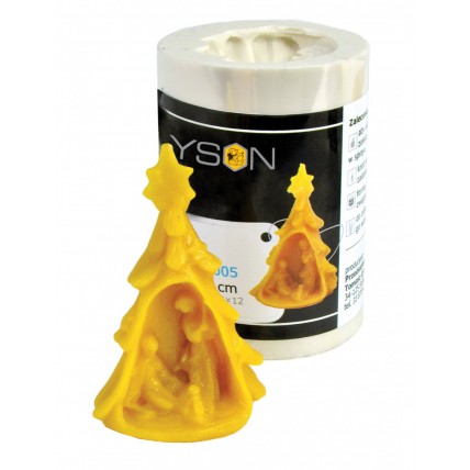 Silikonová forma na svíčku Lysoň - betlém 7,5 cm