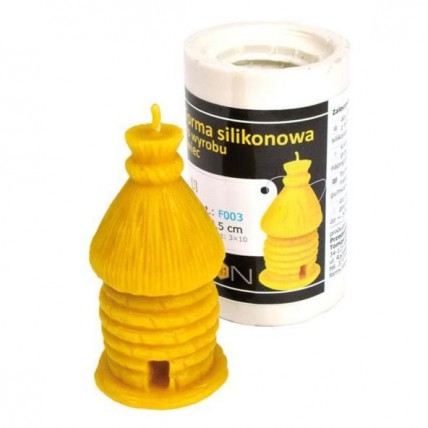 Silikonová forma na svíčku Lysoň - úl velký 9,5 cm