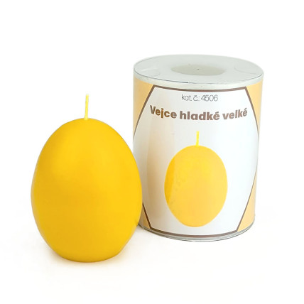 Silikonová forma na svíčky - Velikonoční vejce hladké velké 7 cm