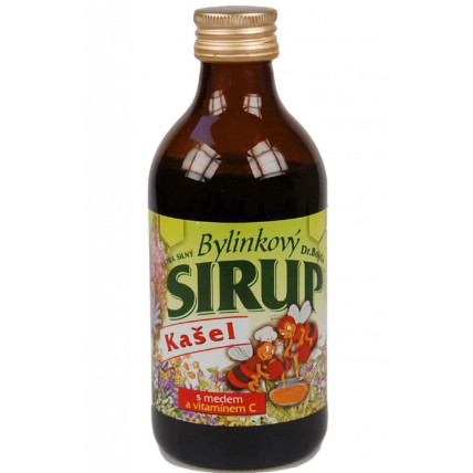 Sirup bylinkový KAŠEL s medem 325 g