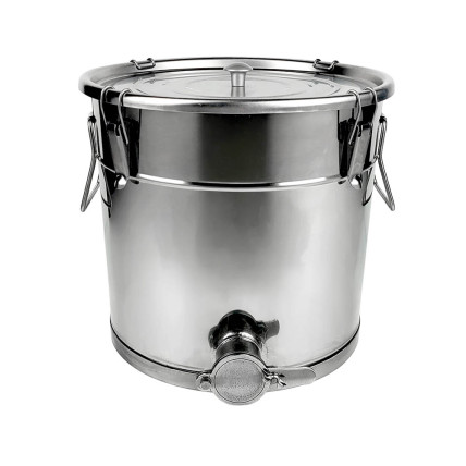 Stáčecí nádoba na med nerez s těsnícím víkem 30 kg
