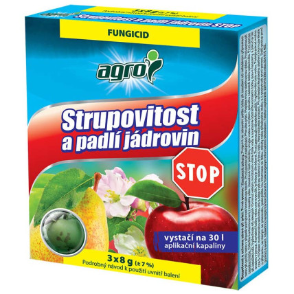 Strupovitost a padlí jádrovin STOP 3 x 8 g