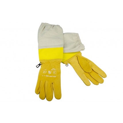 Včelařské rukavice deluxe - žluté