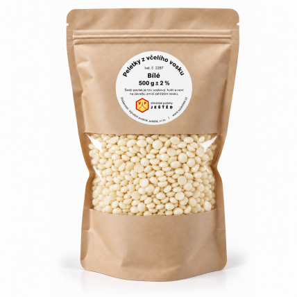 Včelí vosk - peletky bílé 500 g