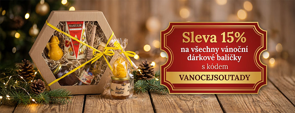Slevový kód na vánoční dárkové balíčky - Včelařské potřeby Ještěd