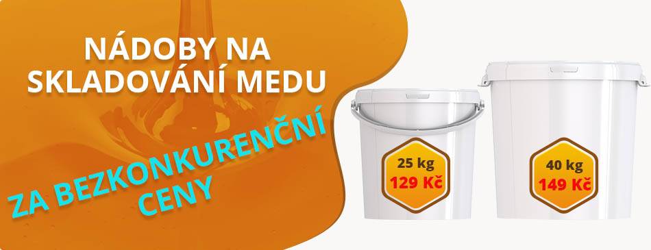 Nádoby na med za bezkonkurenční ceny - Včelařské potřeby Ještěd