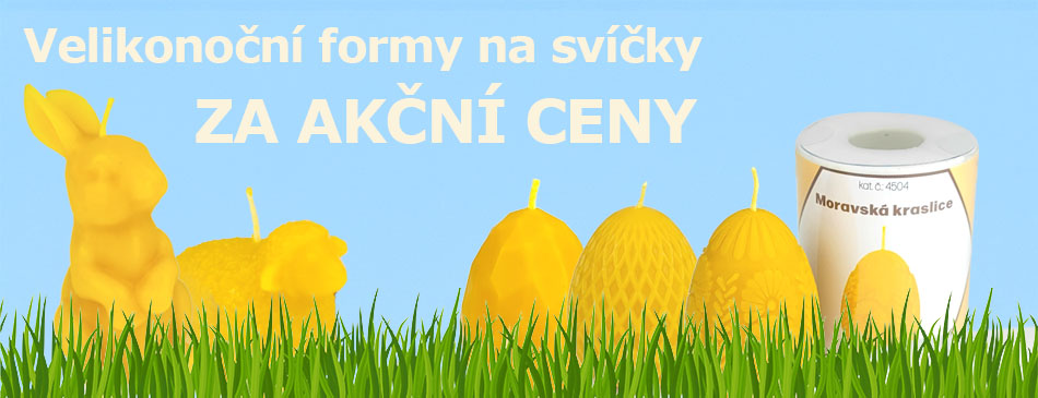 Velikonoční formy na svíčky - Včelařské potřeby Ještěd