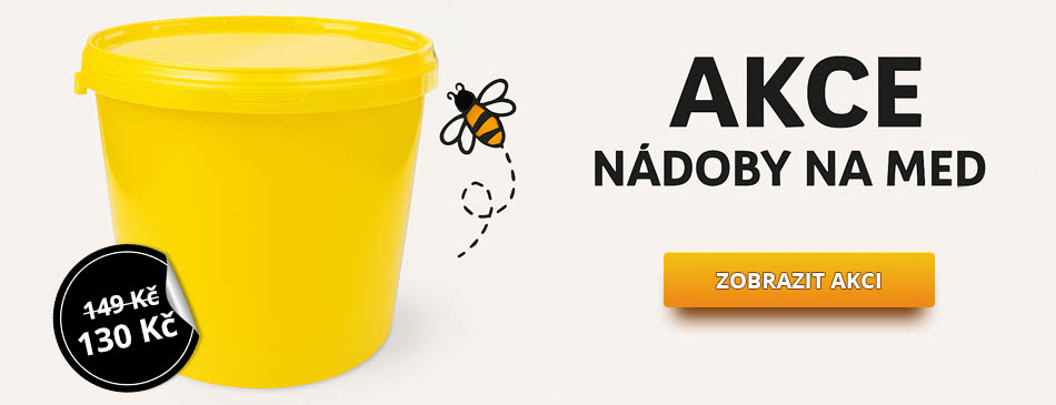 Akce nádoby na med - Včelařské potřeby Ještěd
